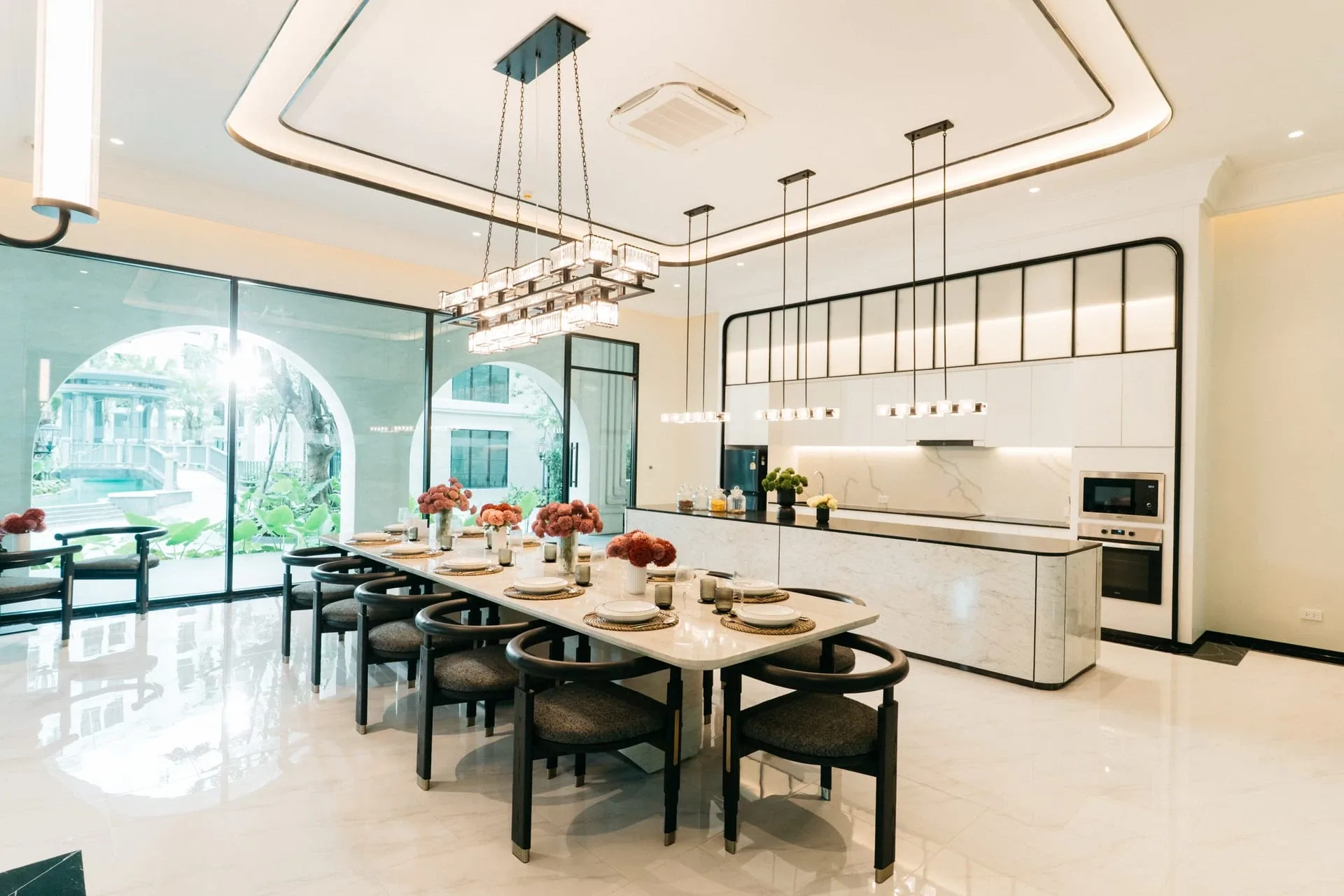The Title Legendary Bang-Tao: shared dining kitchen